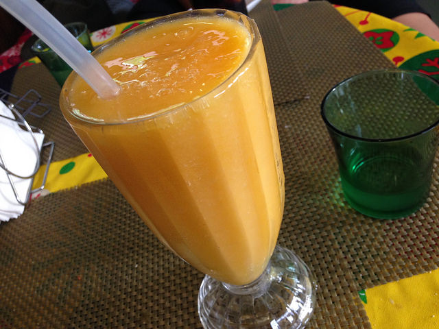 カフェ笑顔のマンゴジュース