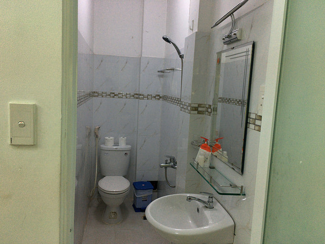 La Hostel Saigonのトイレ